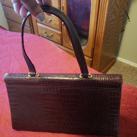 Like new croc skin Ralph Lauren handbag - Picture 5 of 5